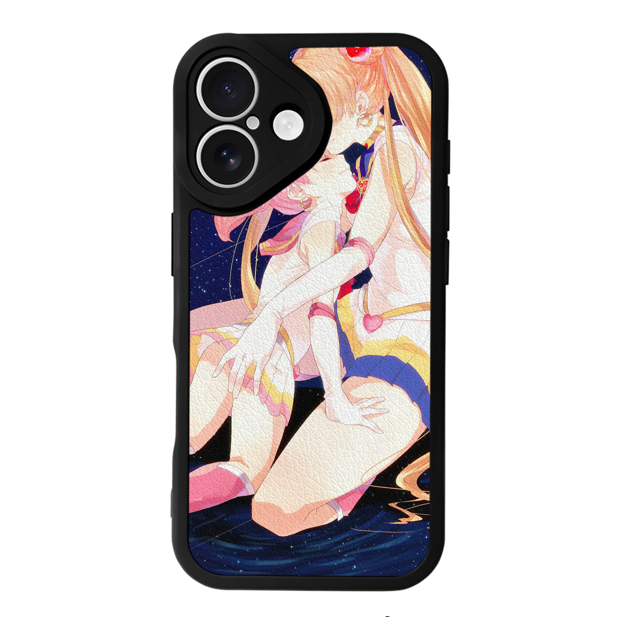 （画像用） 美少女戦士セーラームーン Sailor Moon 【iPhone 16シリーズ対応】シリコンスマホケース（レザー調） 材質：シリコン